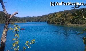 P10 [AUG-2012] Barca pe lacul Cozjak.Lacurile Plitvice Croaţia.