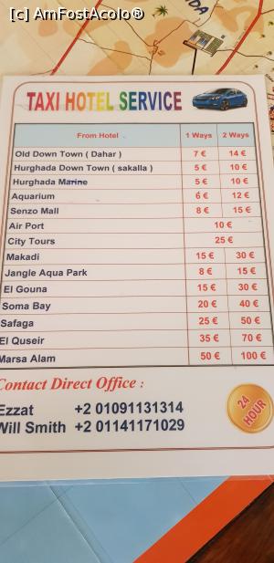 [P12] tarifele la taxi din hotel. nu prea ieftine. incercati sa negociati aceste preturi, fiindca merge. masa cu rezervare taxi este chiar la intrare/ iesire din hotel. imposibil sa ratati masa.  » foto by adutza_ghiocel
 - 
<span class="allrVoted glyphicon glyphicon-heart hidden" id="av1107546"></span>
<a class="m-l-10 hidden" id="sv1107546" onclick="voting_Foto_DelVot(,1107546,469)" role="button">șterge vot <span class="glyphicon glyphicon-remove"></span></a>
<a id="v91107546" class=" c-red"  onclick="voting_Foto_SetVot(1107546)" role="button"><span class="glyphicon glyphicon-heart-empty"></span> <b>LIKE</b> = Votează poza</a> <img class="hidden"  id="f1107546W9" src="/imagini/loader.gif" border="0" /><span class="AjErrMes hidden" id="e1107546ErM"></span>