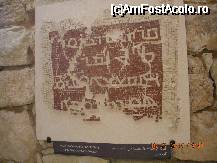 [P19] inscriptie Palestiniano-Aramaica aflata in mica bisericuta inchinata lui Moise - Muntele Nebo » foto by artemisa24
 - 
<span class="allrVoted glyphicon glyphicon-heart hidden" id="av166673"></span>
<a class="m-l-10 hidden" id="sv166673" onclick="voting_Foto_DelVot(,166673,1591)" role="button">șterge vot <span class="glyphicon glyphicon-remove"></span></a>
<a id="v9166673" class=" c-red"  onclick="voting_Foto_SetVot(166673)" role="button"><span class="glyphicon glyphicon-heart-empty"></span> <b>LIKE</b> = Votează poza</a> <img class="hidden"  id="f166673W9" src="/imagini/loader.gif" border="0" /><span class="AjErrMes hidden" id="e166673ErM"></span>