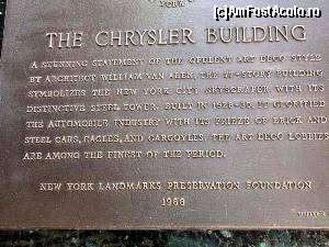 [P19] Placa metalica descriptiva pe cladirea Chrysler - Manhattan N. Y. City » foto by Dan-Ioan
 - 
<span class="allrVoted glyphicon glyphicon-heart hidden" id="av554838"></span>
<a class="m-l-10 hidden" id="sv554838" onclick="voting_Foto_DelVot(,554838,3385)" role="button">șterge vot <span class="glyphicon glyphicon-remove"></span></a>
<a id="v9554838" class=" c-red"  onclick="voting_Foto_SetVot(554838)" role="button"><span class="glyphicon glyphicon-heart-empty"></span> <b>LIKE</b> = Votează poza</a> <img class="hidden"  id="f554838W9" src="/imagini/loader.gif" border="0" /><span class="AjErrMes hidden" id="e554838ErM"></span>