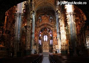 [P28] Igreja de Sao Francisco în interior ești orbit de atâta stălucire și e clar faptul că își merită renumele de cel mai abundent decorat edificiu din Porto.  » foto by gettutza
 - 
<span class="allrVoted glyphicon glyphicon-heart hidden" id="av569814"></span>
<a class="m-l-10 hidden" id="sv569814" onclick="voting_Foto_DelVot(,569814,4082)" role="button">șterge vot <span class="glyphicon glyphicon-remove"></span></a>
<a id="v9569814" class=" c-red"  onclick="voting_Foto_SetVot(569814)" role="button"><span class="glyphicon glyphicon-heart-empty"></span> <b>LIKE</b> = Votează poza</a> <img class="hidden"  id="f569814W9" src="/imagini/loader.gif" border="0" /><span class="AjErrMes hidden" id="e569814ErM"></span>