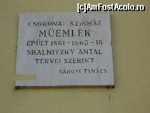 [P06] Placa memorială de pe faţada teatrului Csokonai » foto by Costi
 - 
<span class="allrVoted glyphicon glyphicon-heart hidden" id="av163174"></span>
<a class="m-l-10 hidden" id="sv163174" onclick="voting_Foto_DelVot(,163174,4141)" role="button">șterge vot <span class="glyphicon glyphicon-remove"></span></a>
<a id="v9163174" class=" c-red"  onclick="voting_Foto_SetVot(163174)" role="button"><span class="glyphicon glyphicon-heart-empty"></span> <b>LIKE</b> = Votează poza</a> <img class="hidden"  id="f163174W9" src="/imagini/loader.gif" border="0" /><span class="AjErrMes hidden" id="e163174ErM"></span>