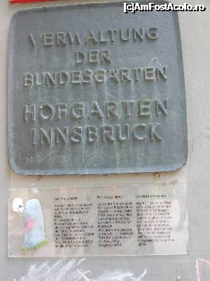 [P25] Innsbruck - Hofgarten, informații privind piatra energizantă afișate la intrarea în parc.  » foto by iulianic
 - 
<span class="allrVoted glyphicon glyphicon-heart hidden" id="av698264"></span>
<a class="m-l-10 hidden" id="sv698264" onclick="voting_Foto_DelVot(,698264,4343)" role="button">șterge vot <span class="glyphicon glyphicon-remove"></span></a>
<a id="v9698264" class=" c-red"  onclick="voting_Foto_SetVot(698264)" role="button"><span class="glyphicon glyphicon-heart-empty"></span> <b>LIKE</b> = Votează poza</a> <img class="hidden"  id="f698264W9" src="/imagini/loader.gif" border="0" /><span class="AjErrMes hidden" id="e698264ErM"></span>