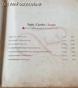 [P35] Meniu Restaurant Bucegi - Supe » foto by Mihnea-Alexandru
 - 
<span class="allrVoted glyphicon glyphicon-heart hidden" id="av1246482"></span>
<a class="m-l-10 hidden" id="sv1246482" onclick="voting_Foto_DelVot(,1246482,4537)" role="button">șterge vot <span class="glyphicon glyphicon-remove"></span></a>
<a id="v91246482" class=" c-red"  onclick="voting_Foto_SetVot(1246482)" role="button"><span class="glyphicon glyphicon-heart-empty"></span> <b>LIKE</b> = Votează poza</a> <img class="hidden"  id="f1246482W9" src="/imagini/loader.gif" border="0" /><span class="AjErrMes hidden" id="e1246482ErM"></span>