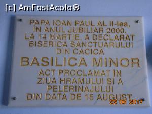 [P19] Placa comemorativă pusă cu prilejul acordării statutului de Basilica minor » foto by Mitica49
 - 
<span class="allrVoted glyphicon glyphicon-heart hidden" id="av924301"></span>
<a class="m-l-10 hidden" id="sv924301" onclick="voting_Foto_DelVot(,924301,4601)" role="button">șterge vot <span class="glyphicon glyphicon-remove"></span></a>
<a id="v9924301" class=" c-red"  onclick="voting_Foto_SetVot(924301)" role="button"><span class="glyphicon glyphicon-heart-empty"></span> <b>LIKE</b> = Votează poza</a> <img class="hidden"  id="f924301W9" src="/imagini/loader.gif" border="0" /><span class="AjErrMes hidden" id="e924301ErM"></span>