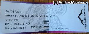 [P10] Biletul de intrare la Royal Pavilion (valabil pentru 2 persoane gratie reducerii 2 for 1)  » foto by DarkAng3L
 - 
<span class="allrVoted glyphicon glyphicon-heart hidden" id="av594815"></span>
<a class="m-l-10 hidden" id="sv594815" onclick="voting_Foto_DelVot(,594815,5957)" role="button">șterge vot <span class="glyphicon glyphicon-remove"></span></a>
<a id="v9594815" class=" c-red"  onclick="voting_Foto_SetVot(594815)" role="button"><span class="glyphicon glyphicon-heart-empty"></span> <b>LIKE</b> = Votează poza</a> <img class="hidden"  id="f594815W9" src="/imagini/loader.gif" border="0" /><span class="AjErrMes hidden" id="e594815ErM"></span>