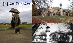 [P22] Troița „Nicolae Iorga” din Strejnicu - varianta amplasată în 1990; castelul Callimachi-Văcărescu din Mănești - cum arăta și cum a ajuns (preluări Internet). » foto by tata123 🔱 <span class="label label-default labelC_thin small">NEVOTABILĂ</span>