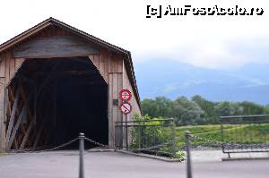 P01 [AUG-2013] Vaduz, Liechtenstein. Old Rin Bridge, podul de lemn peste Rin