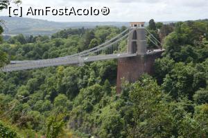 P13 [JUN-2017] Podul Suspendat Clifton din Bristol, Anglia văzut din parcul Clifton Down. 