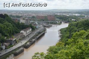 P04 [JUN-2017] O parte a oraşului Bristol văzut de la Podul Suspendat Clifton din Bristol, Anglia.