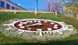 [P16] Cernăuți, Piața Sf. Maria fostă Piața Turcă, Ceasul Florar în plină floare » foto by mprofeanu <span class="label label-default labelC_thin small">NEVOTABILĂ</span>