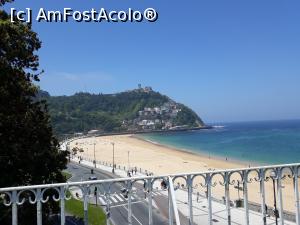 P20 [MAY-2018] Plaja din San Sebastian vazută de pe promenadă. 