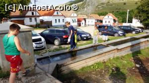 [P14] Partea de sus a ”Vaiorului Mare”. Este un izvor (carstic?) cu cel mai mare debit din Rimetea. Apa potabilă se ia direct în găleți de la gura țevii, iar în jgheab se adapă animalele. Mai jos (în altă fotografie) sunt bazine pentru spălatul covoarelor.  » foto by Lucien
 - 
<span class="allrVoted glyphicon glyphicon-heart hidden" id="av892129"></span>
<a class="m-l-10 hidden" id="sv892129" onclick="voting_Foto_DelVot(,892129,19767)" role="button">șterge vot <span class="glyphicon glyphicon-remove"></span></a>
<a id="v9892129" class=" c-red"  onclick="voting_Foto_SetVot(892129)" role="button"><span class="glyphicon glyphicon-heart-empty"></span> <b>LIKE</b> = Votează poza</a> <img class="hidden"  id="f892129W9" src="/imagini/loader.gif" border="0" /><span class="AjErrMes hidden" id="e892129ErM"></span>