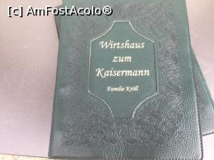 [P10] Restaurant Kaisermann - Meniul » foto by mishu
 - 
<span class="allrVoted glyphicon glyphicon-heart hidden" id="av985182"></span>
<a class="m-l-10 hidden" id="sv985182" onclick="voting_Foto_DelVot(,985182,23171)" role="button">șterge vot <span class="glyphicon glyphicon-remove"></span></a>
<a id="v9985182" class=" c-red"  onclick="voting_Foto_SetVot(985182)" role="button"><span class="glyphicon glyphicon-heart-empty"></span> <b>LIKE</b> = Votează poza</a> <img class="hidden"  id="f985182W9" src="/imagini/loader.gif" border="0" /><span class="AjErrMes hidden" id="e985182ErM"></span>