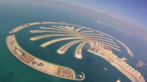 [P02] Insula palmier din Dubai,vedere din avion,poză timpurie,se vede că suprafața insulei nu este construită integral.În prezent este aproape complet ocupată. » foto by AZE <span class="label label-default labelC_thin small">NEVOTABILĂ</span>