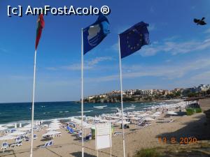 P15 [AUG-2020] Sozopol, plaja centrală şi Blue Flag-ul său