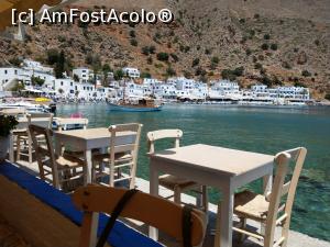 P14 [JUL-2020] Loutro, vedere de la masa noastră, restaurant Madares.