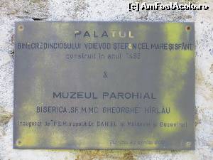 [P14] Plăcuță la intrare în Muzeul parohial - Hârlău.  » foto by tata123 🔱
 - 
<span class="allrVoted glyphicon glyphicon-heart hidden" id="av589759"></span>
<a class="m-l-10 hidden" id="sv589759" onclick="voting_Foto_DelVot(,589759,27103)" role="button">șterge vot <span class="glyphicon glyphicon-remove"></span></a>
<a id="v9589759" class=" c-red"  onclick="voting_Foto_SetVot(589759)" role="button"><span class="glyphicon glyphicon-heart-empty"></span> <b>LIKE</b> = Votează poza</a> <img class="hidden"  id="f589759W9" src="/imagini/loader.gif" border="0" /><span class="AjErrMes hidden" id="e589759ErM"></span>