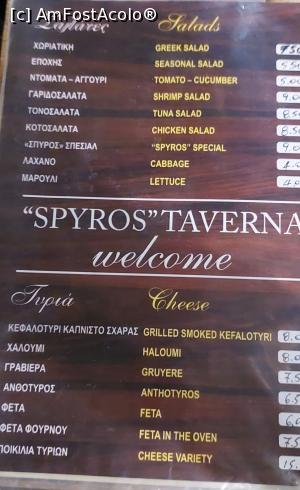 [P23] Spyros’ Tavern - meniul » foto by Carmen Ion
 - 
<span class="allrVoted glyphicon glyphicon-heart hidden" id="av1354632"></span>
<a class="m-l-10 hidden" id="sv1354632" onclick="voting_Foto_DelVot(,1354632,27186)" role="button">șterge vot <span class="glyphicon glyphicon-remove"></span></a>
<a id="v91354632" class=" c-red"  onclick="voting_Foto_SetVot(1354632)" role="button"><span class="glyphicon glyphicon-heart-empty"></span> <b>LIKE</b> = Votează poza</a> <img class="hidden"  id="f1354632W9" src="/imagini/loader.gif" border="0" /><span class="AjErrMes hidden" id="e1354632ErM"></span>