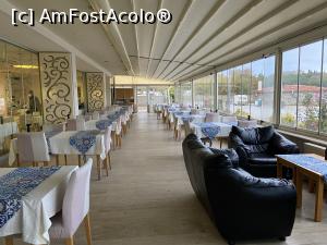 P08 [OCT-2021] Hamzakoy Blue Park Boutique Hotel - terasa restaurantului, închisă iarna